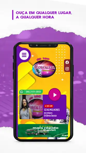 Play Web Rádio Fortaleza  and enjoy Web Rádio Fortaleza with UptoPlay