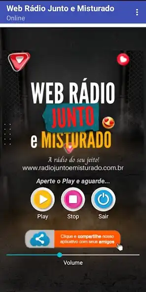Play Web Rádio Junto  Misturado as an online game Web Rádio Junto  Misturado with UptoPlay