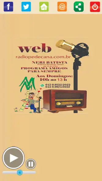 Play Web Rádio Pé De Cana Online as an online game Web Rádio Pé De Cana Online with UptoPlay