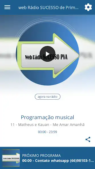 Play web Rádio SUCESSO de Primavera  and enjoy web Rádio SUCESSO de Primavera with UptoPlay