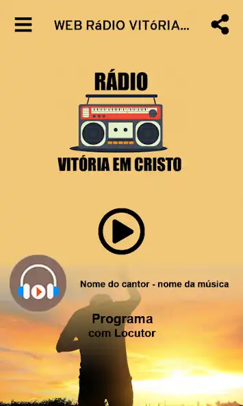 Play Web Rádio Vitória em Cristo  and enjoy Web Rádio Vitória em Cristo with UptoPlay