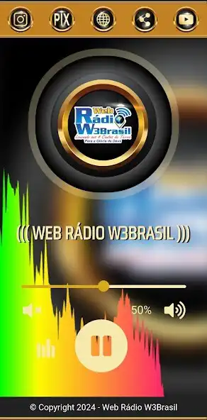 Play WEB RÁDIO W3BRASIL  and enjoy WEB RÁDIO W3BRASIL with UptoPlay