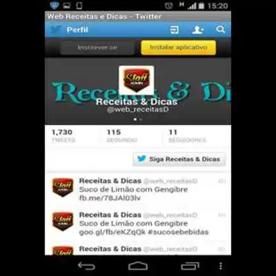 Play Web Receitas  Dicas