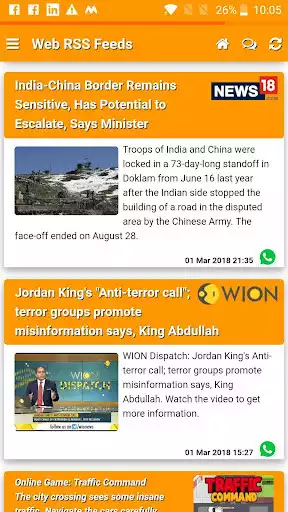 Play Web RSS Reader as an online game online Web RSS Reader with UptoPlay com.micromaxinfo.rssfeed Play Web RSS Reader as an online game Web RSS Reader with UptoPlay