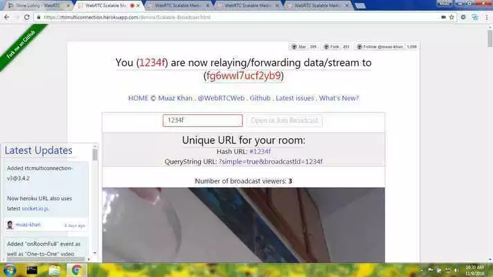 Play WebRTC Scalable Broadcast
