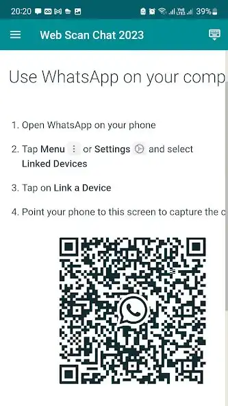 Play Web Scan Chat 2023  and enjoy Web Scan Chat 2023 with UptoPlay