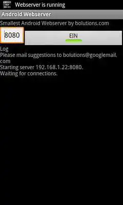 Play Webserver for Android