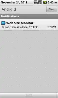 Play Website monitor