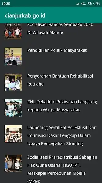 Play Website Pemkab Cianjur  and enjoy Website Pemkab Cianjur with UptoPlay