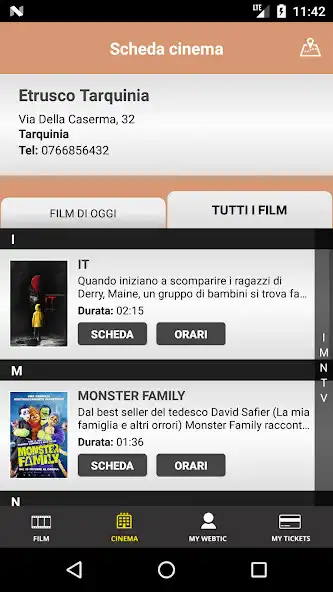 Play Webtic Etrusco Cinema  and enjoy Webtic Etrusco Cinema with UptoPlay