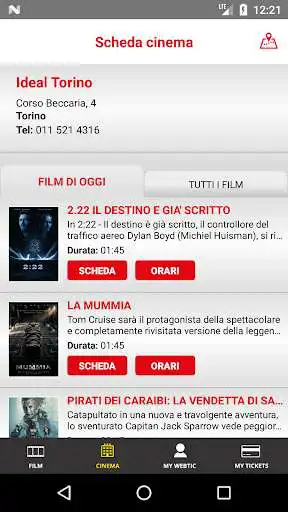 Play Webtic Ideal Cityplex Torino Cinema  and enjoy Webtic Ideal Cityplex Torino Cinema with UptoPlay