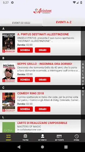Play Webtic Teatro Ariston Sanremo  and enjoy Webtic Teatro Ariston Sanremo with UptoPlay
