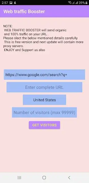 Play Web Traffic Booster as an online game Web Traffic Booster with UptoPlay