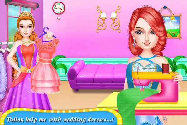 Play Wedding Bridal Clothes Factory games for girls