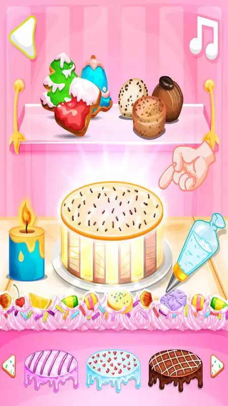 Play Wedding Cake Cook Girls Game