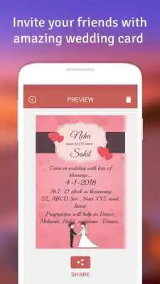 Play Wedding Card Maker