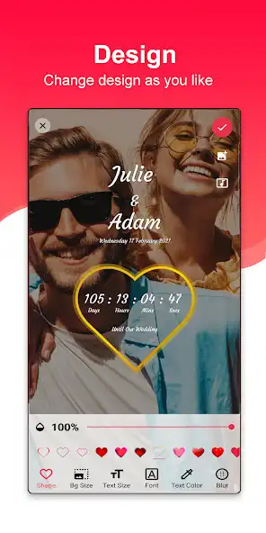 Play Wedding Countdown App as an online game Wedding Countdown App with UptoPlay