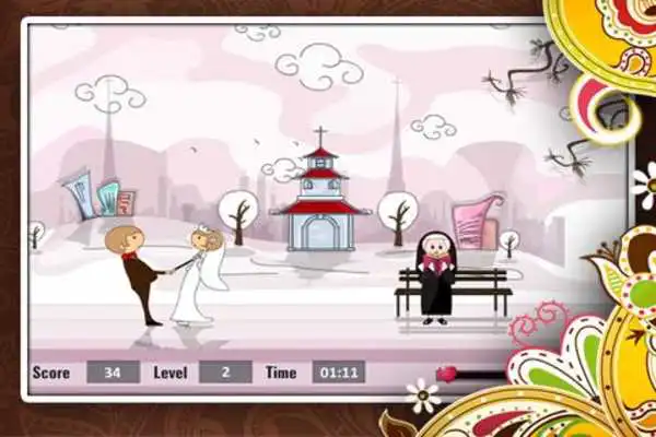 Play Wedding Couple Kiss