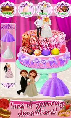 Play Wedding Doll Cake Decorating