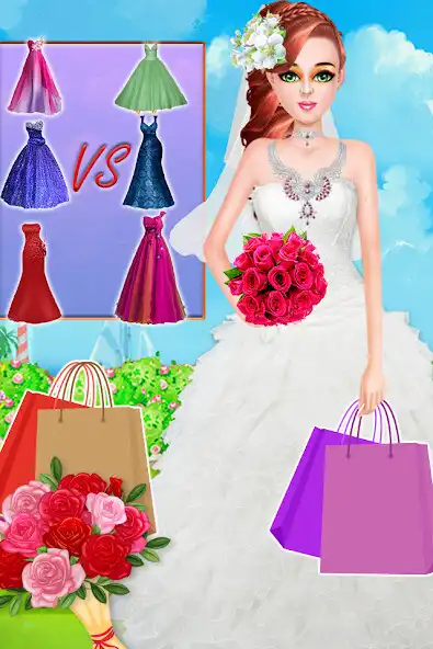 Play Wedding Doll Girl Shopping Fun as an online game Wedding Doll Girl Shopping Fun with UptoPlay