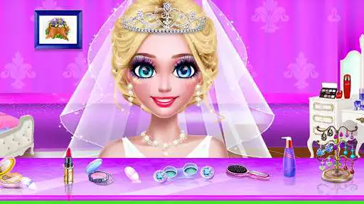Play Wedding Dress Up Fashion Makeover as an online game Wedding Dress Up Fashion Makeover with UptoPlay