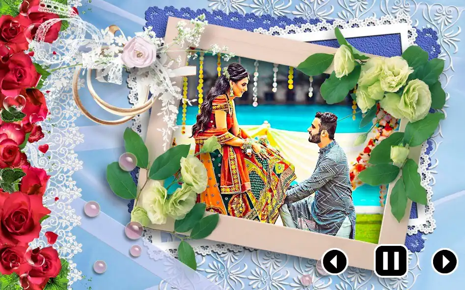 Play Wedding engagement video maker as an online game Wedding engagement video maker with UptoPlay