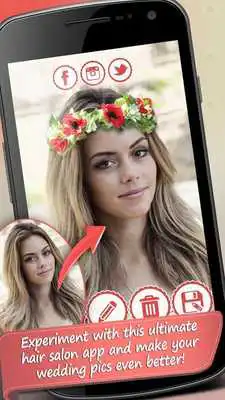 Play Wedding Flower Crown Stickers