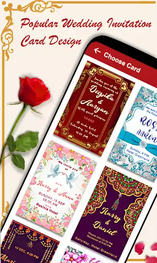 Play Wedding Invitation Card Maker  and enjoy Wedding Invitation Card Maker with UptoPlay