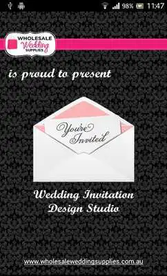 Play Wedding Invitation Design App