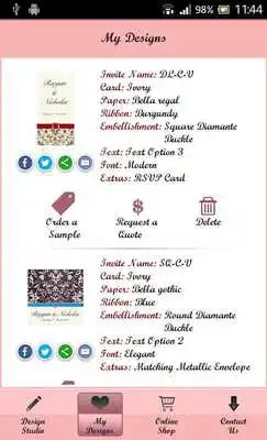 Play Wedding Invitation Design App