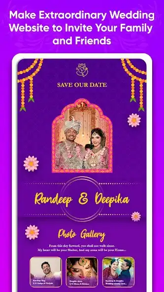 Play Wedding invitation website app  and enjoy Wedding invitation website app with UptoPlay