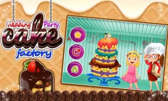Play Wedding Party Cake Factory as an online game Wedding Party Cake Factory with UptoPlay