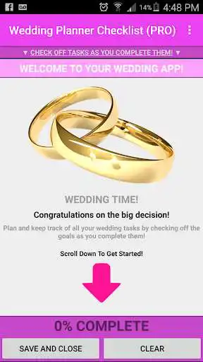 Play Wedding Planner Checklist