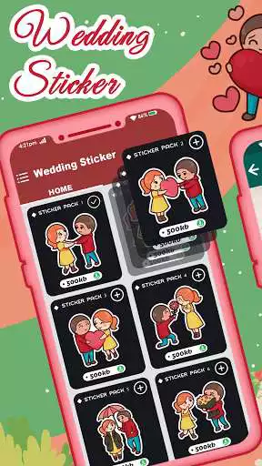 Play Wedding Stickers For Whatsapp  and enjoy Wedding Stickers For Whatsapp with UptoPlay