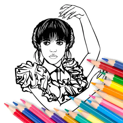 Play Wednesday Addams Color APK