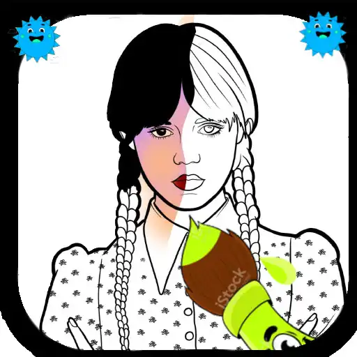 Play Wednesday Addams : Coloring APK