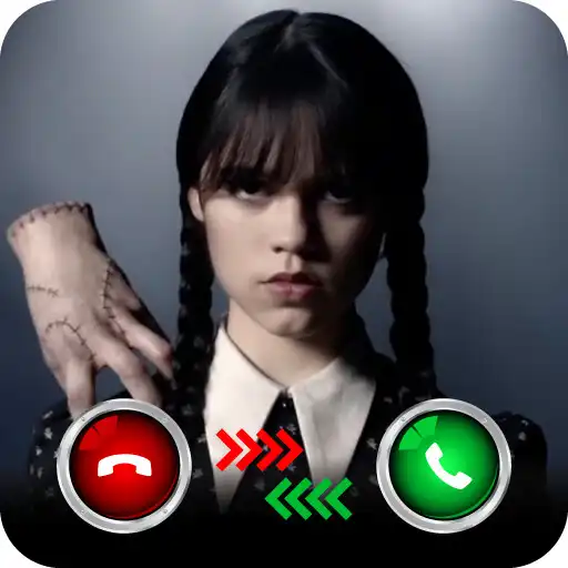 Play Wednesday addams video calling APK