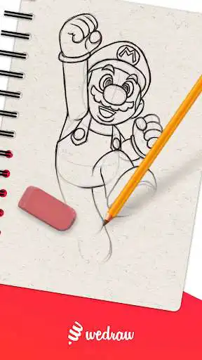 Play WeDraw - How to Draw Anime as an online game WeDraw - How to Draw Anime with UptoPlay