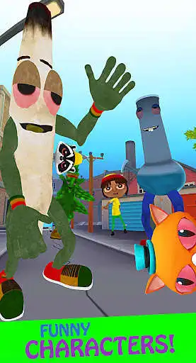 Play Weed Dash subway run game hemp  and enjoy Weed Dash subway run game hemp with UptoPlay
