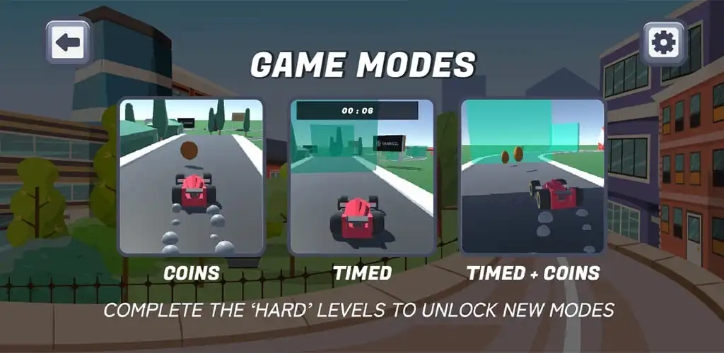 Play WEEE! : A car racing game as an online game WEEE! : A car racing game with UptoPlay