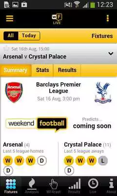 Play Weekend Football Live Scores