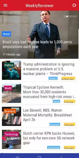 Play Weekly Reviewer: Breaking News Updates & More!  and enjoy Weekly Reviewer: Breaking News Updates & More! with UptoPlay
