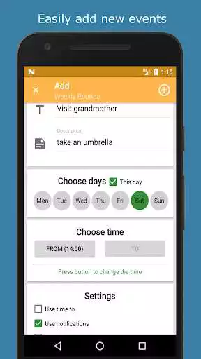 Play Weekly Routine: plans, schedules and To-Do list  and enjoy Weekly Routine: plans, schedules and To-Do list with UptoPlay