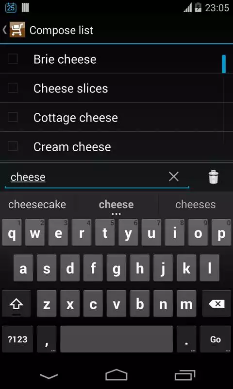 Play Weekly Shopping List