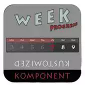 Free play online Week progress for Kustom APK Free play online Week progress for Kustom APK