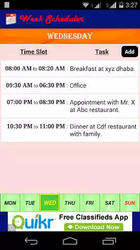 Play Week Scheduler  and enjoy Week Scheduler with UptoPlay