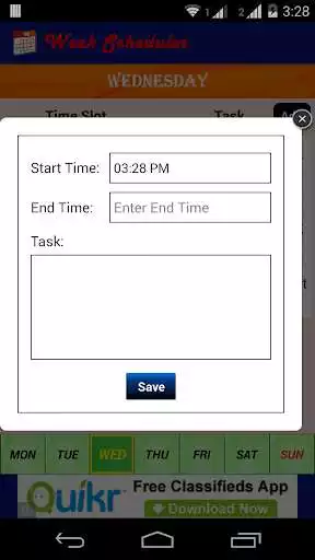 Play Week Scheduler as an online game Week Scheduler with UptoPlay
