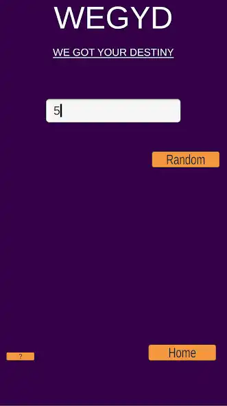 Play WEGYD - Randomisateur as an online game WEGYD - Randomisateur with UptoPlay