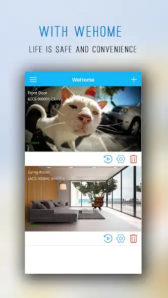 Play WeHome-Mini Smart Home(Battery DoorbellIP Camera)  and enjoy WeHome-Mini Smart Home(Battery DoorbellIP Camera) with UptoPlay