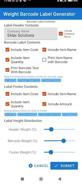 Play Weight Barcode Label Generator as an online game Weight Barcode Label Generator with UptoPlay